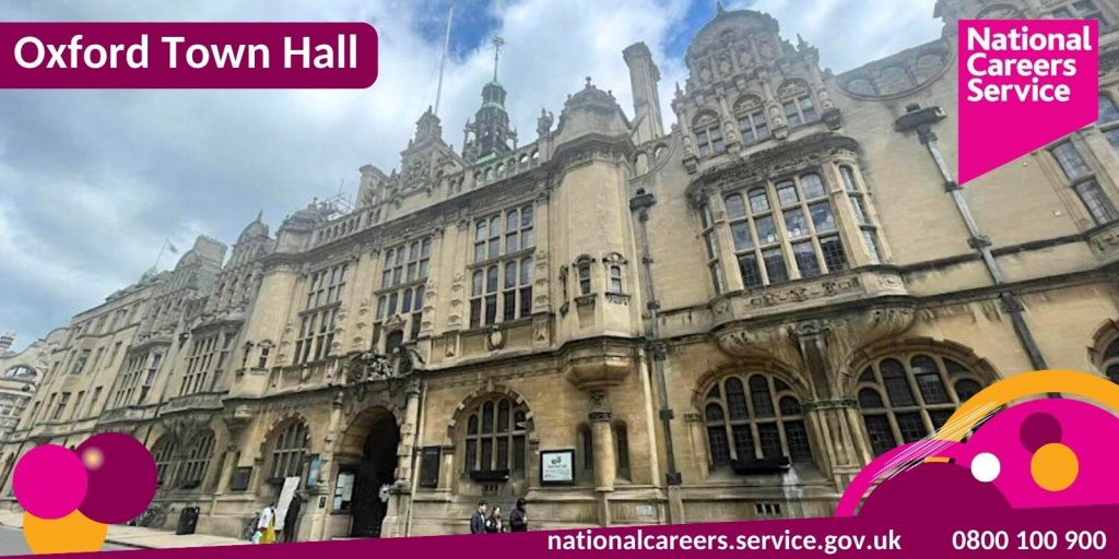 Oxford Town Hall Jobs Fair website Banner