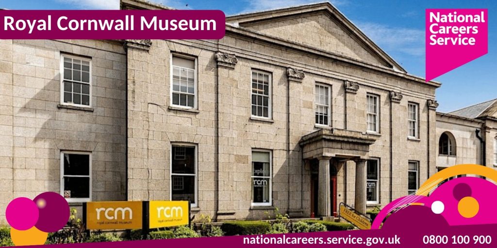 Royal Cornwall Museum Jobs Fair website Banner